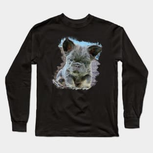 Cutie Frenchie Bulldog Puppy Long Sleeve T-Shirt